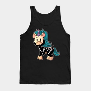 Knarf the Kawaii Cute Goth Unicorn Tank Top